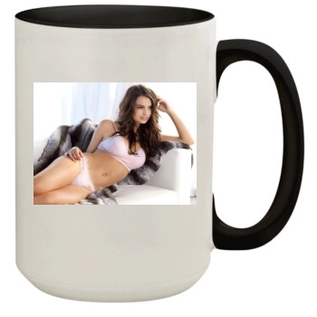 Emily Ratajkowski 15oz Colored Inner & Handle Mug