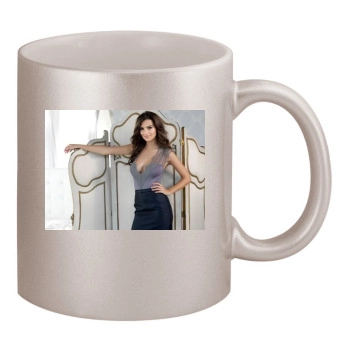 Emily Ratajkowski 11oz Metallic Silver Mug