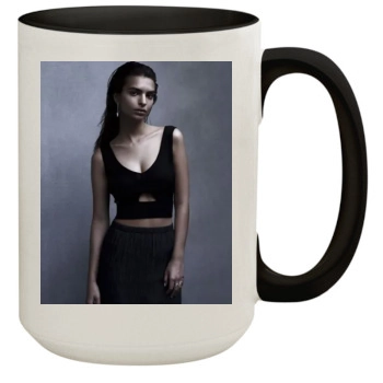 Emily Ratajkowski 15oz Colored Inner & Handle Mug