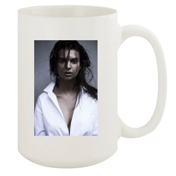 Emily Ratajkowski 15oz White Mug