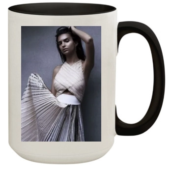 Emily Ratajkowski 15oz Colored Inner & Handle Mug