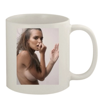 Emily Ratajkowski 11oz White Mug