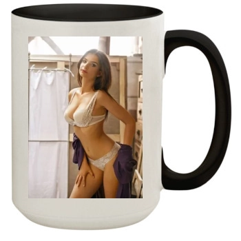 Emily Ratajkowski 15oz Colored Inner & Handle Mug