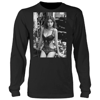 Emily Ratajkowski Men's Heavy Long Sleeve TShirt