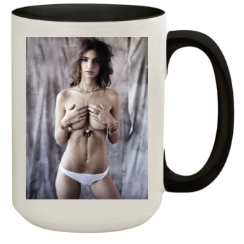 Emily Ratajkowski 15oz Colored Inner & Handle Mug