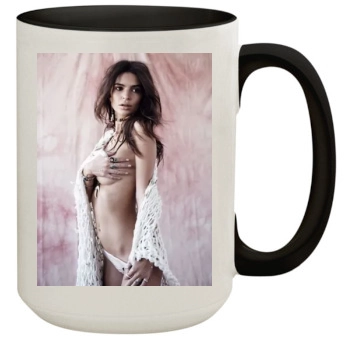 Emily Ratajkowski 15oz Colored Inner & Handle Mug