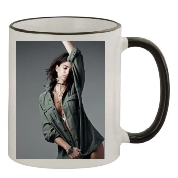 Emily Ratajkowski 11oz Colored Rim & Handle Mug