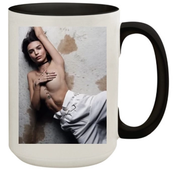 Emily Ratajkowski 15oz Colored Inner & Handle Mug