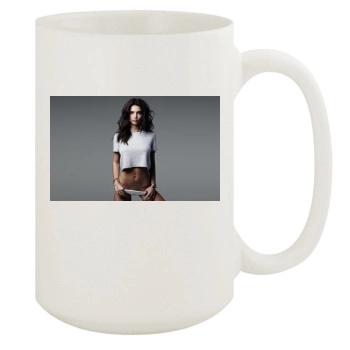 Emily Ratajkowski 15oz White Mug