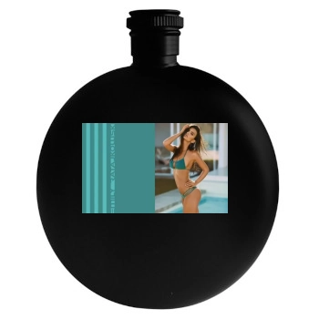 Emily Ratajkowski Round Flask