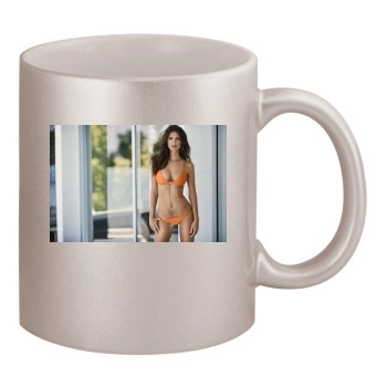 Emily Ratajkowski 11oz Metallic Silver Mug