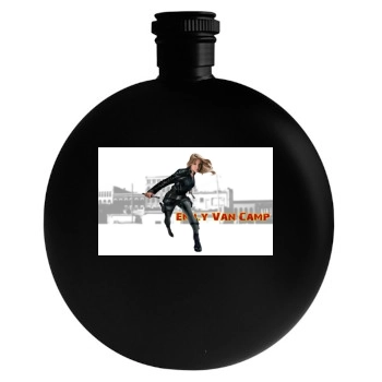 Emily VanCamp Round Flask