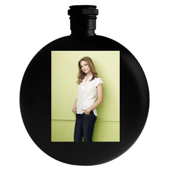 Emily VanCamp Round Flask