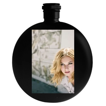 Emily VanCamp Round Flask