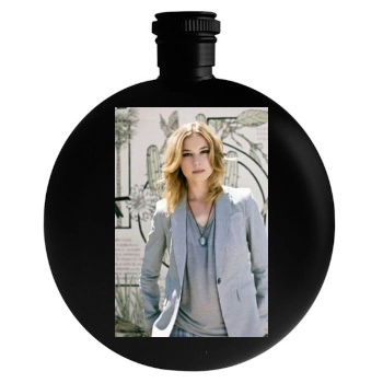 Emily VanCamp Round Flask