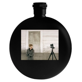 Emily VanCamp Round Flask