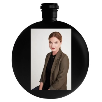 Emily VanCamp Round Flask