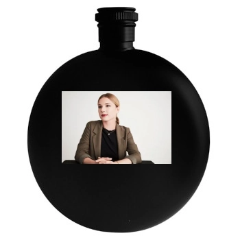 Emily VanCamp Round Flask