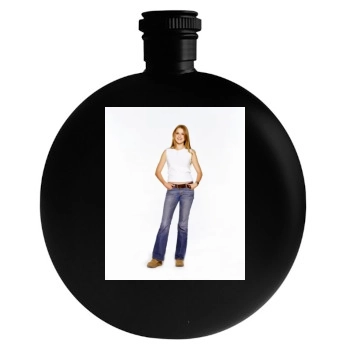 Emily VanCamp Round Flask