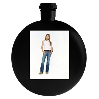 Emily VanCamp Round Flask