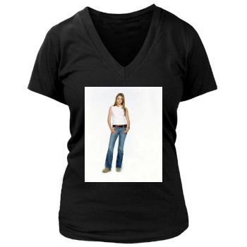 Emily VanCamp Women's Deep V-Neck TShirt