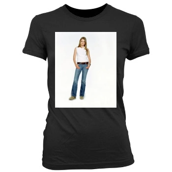 Emily VanCamp Women's Junior Cut Crewneck T-Shirt