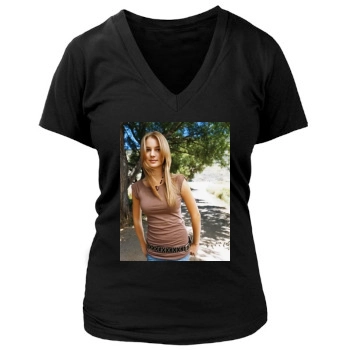 Emily VanCamp Women's Deep V-Neck TShirt