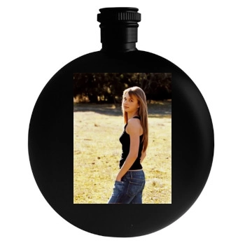 Emily VanCamp Round Flask