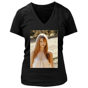 Emily VanCamp Women's Deep V-Neck TShirt