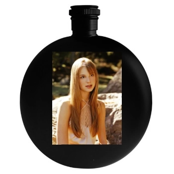 Emily VanCamp Round Flask