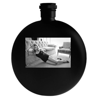 Emily VanCamp Round Flask