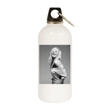 Emma Bunton White Water Bottle With Carabiner