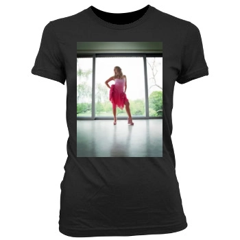 Emma Bunton Women's Junior Cut Crewneck T-Shirt