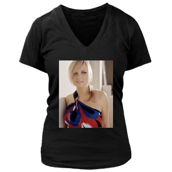 Emma Bunton Women's Deep V-Neck TShirt