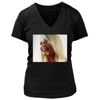 Emma Bunton Women's Deep V-Neck TShirt