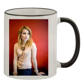 Emma Roberts 11oz Colored Rim & Handle Mug