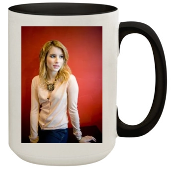 Emma Roberts 15oz Colored Inner & Handle Mug