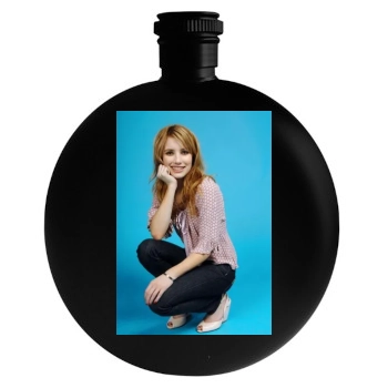 Emma Roberts Round Flask