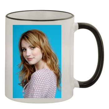 Emma Roberts 11oz Colored Rim & Handle Mug