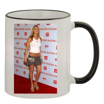 Tara Reid 11oz Colored Rim & Handle Mug