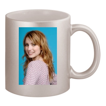 Emma Roberts 11oz Metallic Silver Mug