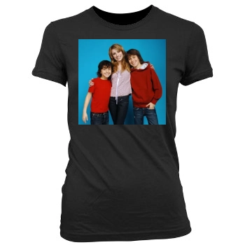 Emma Roberts Women's Junior Cut Crewneck T-Shirt