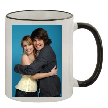 Emma Roberts 11oz Colored Rim & Handle Mug