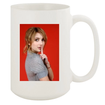 Emma Roberts 15oz White Mug