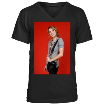 Emma Roberts Men's V-Neck T-Shirt