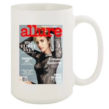 Emma Roberts 15oz White Mug