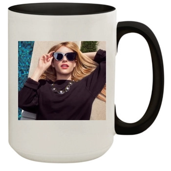 Emma Roberts 15oz Colored Inner & Handle Mug