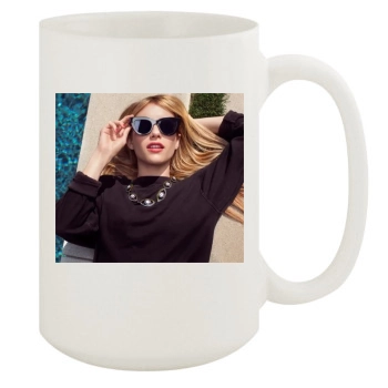 Emma Roberts 15oz White Mug