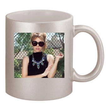 Emma Roberts 11oz Metallic Silver Mug