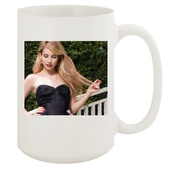 Emma Roberts 15oz White Mug